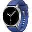 Galaxy Watch8 | 40 мм | Silver | Hybrid/Blue | S/M/L, Размер: 40 мм, Цвет: Silver, Тип ремешка: Hybrid, Цвет ремешка: Blue, Размер ремешка: S/M/L, Подключение часов: Bluetooth / Wi-Fi